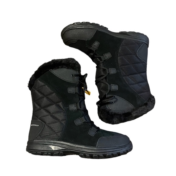 🌟NIB🌟 Columbia Ice Madden II Mid Calf Black Winter Boots - Picture 6 of 12